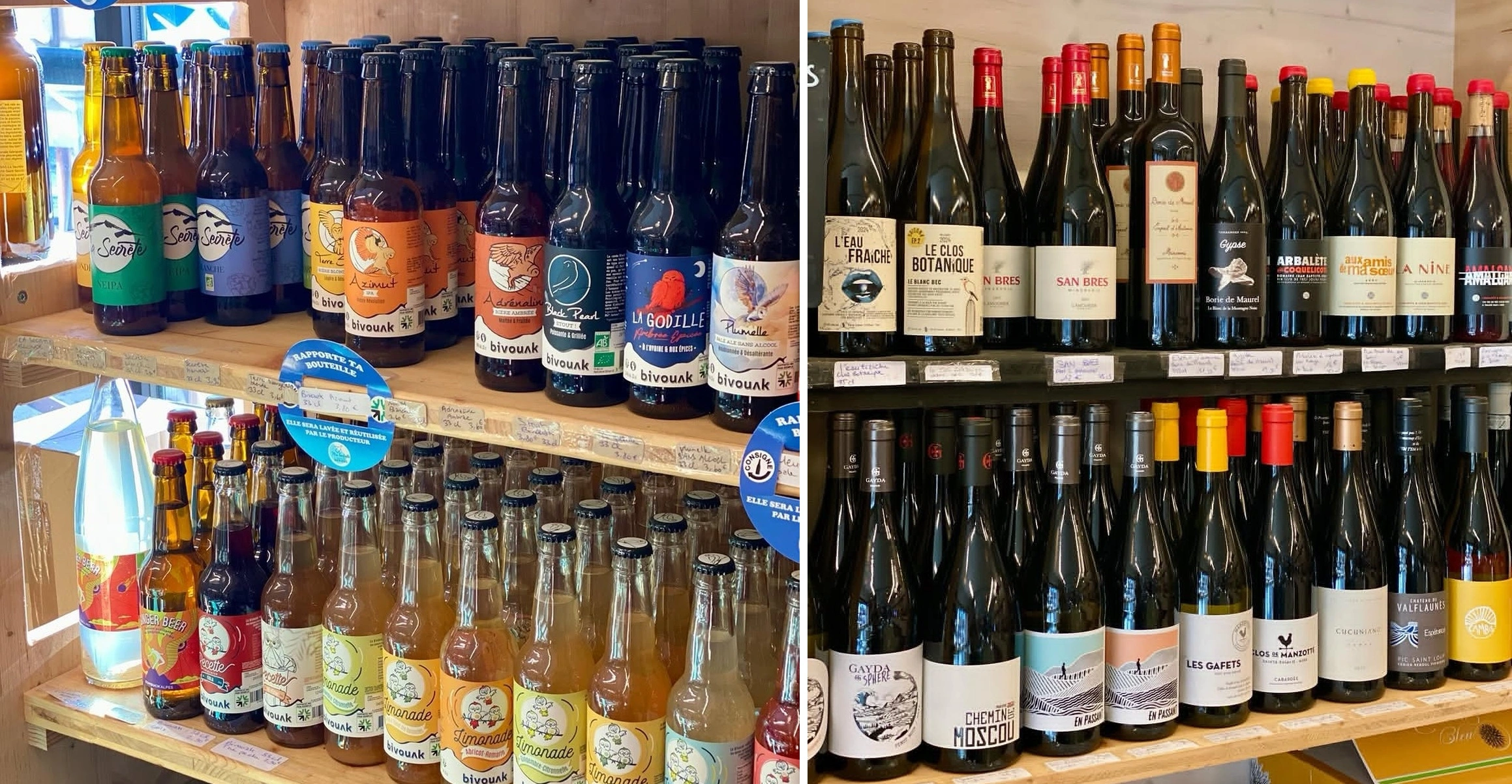 Vins & bières artisanales